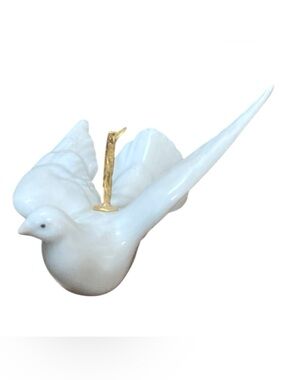 Lladro Flying Dove #06267 Vintage Christmas Ornament in Original Box